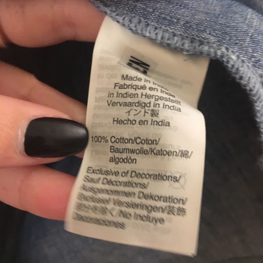 J.Crew Factory embroidered peasant top - Picture 6 of 6